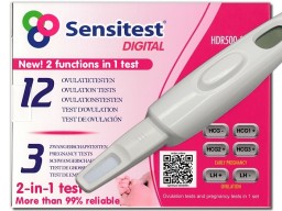 Sensitest Digital 12 ovulation tests and 3 pregnancy tests