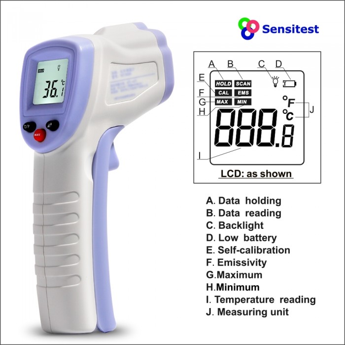haat toenemen herfst Sensitest Infrared Thermometer WT3656 € 19.95 | Sensitest
