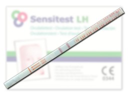 Sensitest LH strip positive test result