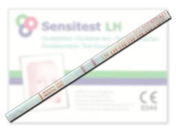 Sensitest LH strip positive test result