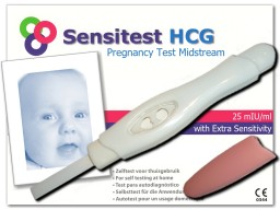 Sensitest pregnancy test midstream